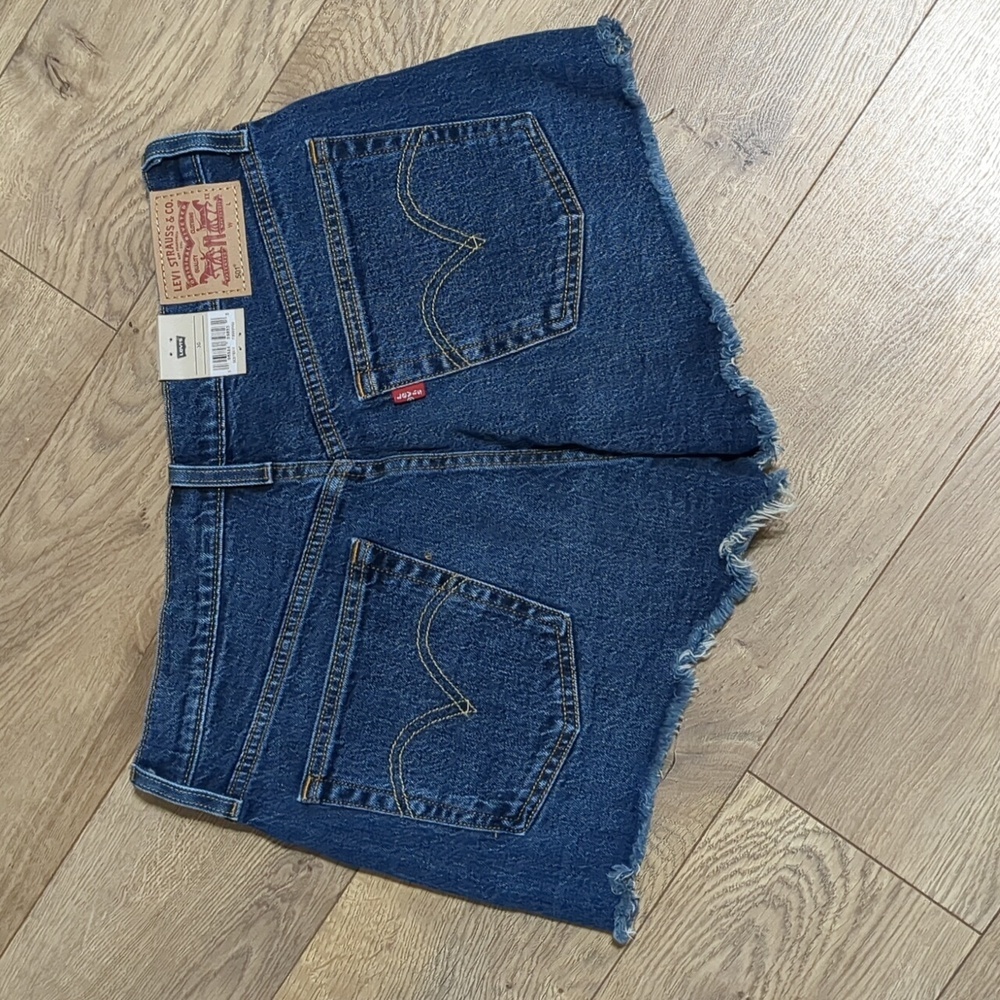 Levi’s 501 High Rise Distressed Short Size 30 NWT - Picture 4 of 12